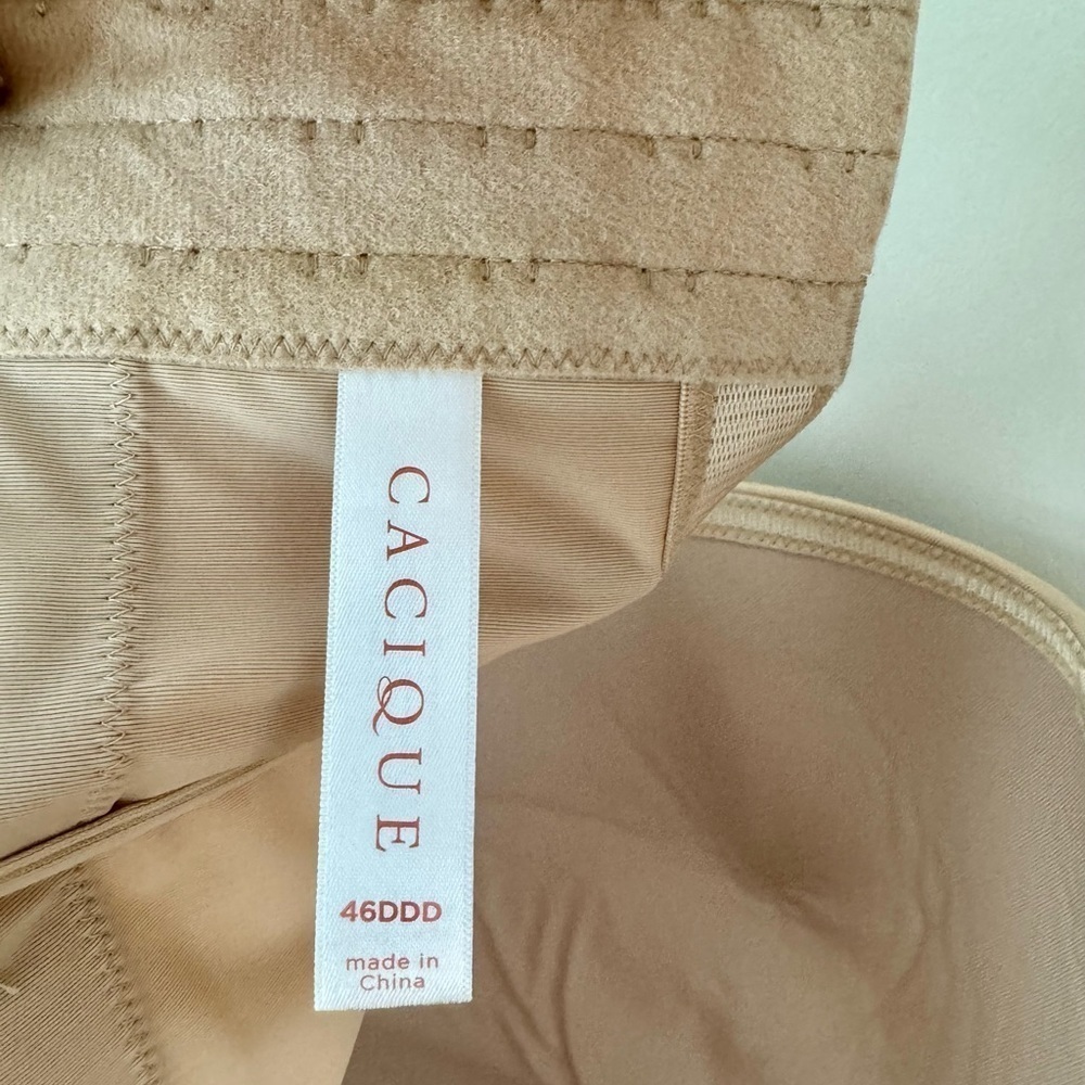 NWT Cacique Nude Multi-Way Boost Strapless Bra in Cafe 46DDD - Picture 14 of 14